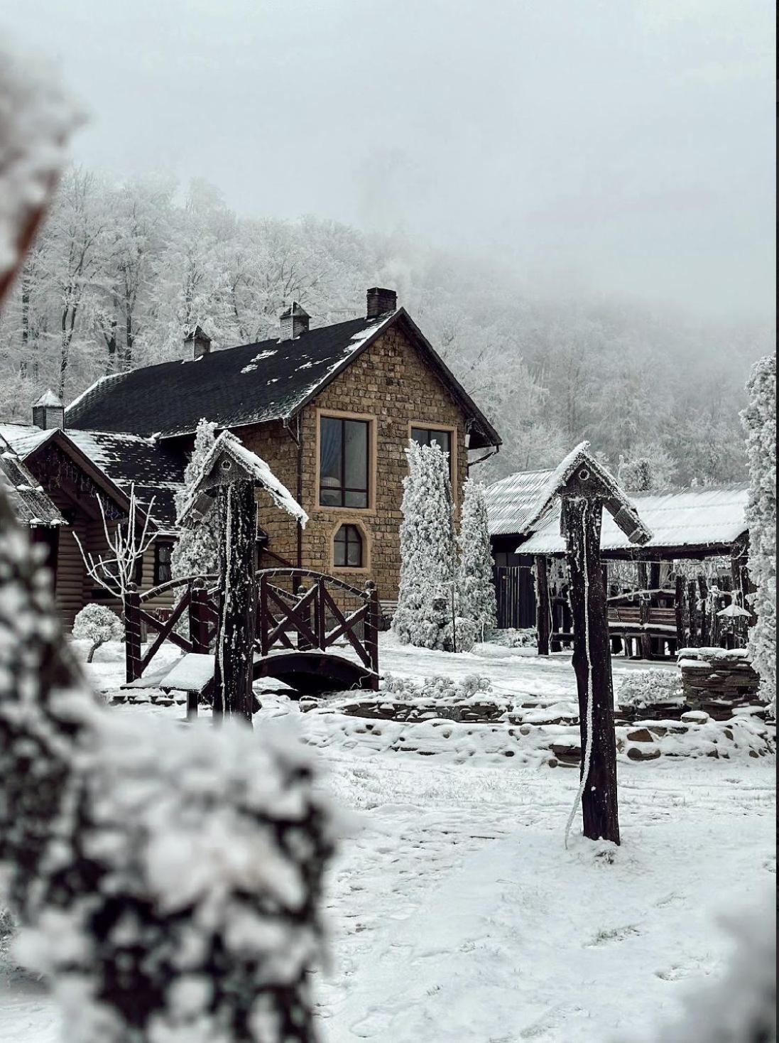 Orlyne Gnizdo Hotell Tjernivtsi Exteriör bild